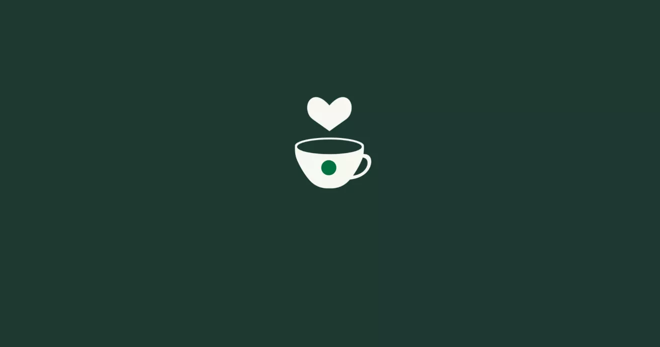 Cup with a heart above